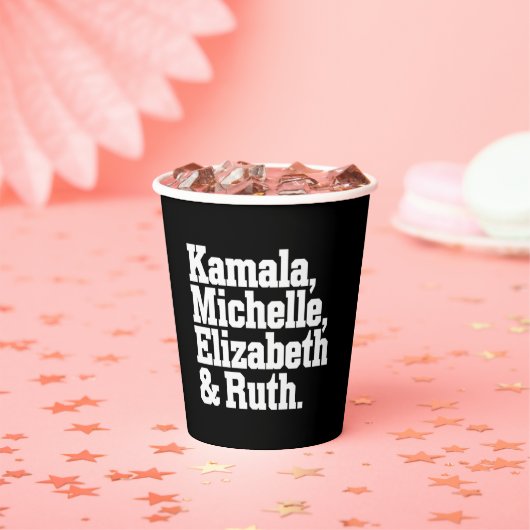 フェミニスト政治カマラミシェルのエリザベス・ルース 紙コップ (インサイチュ)