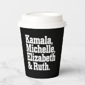 フェミニスト政治カマラミシェルのエリザベス・ルース 紙コップ (正面)