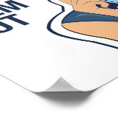 フェミニスト政治活動家民主女性投票者 ポスター (角)