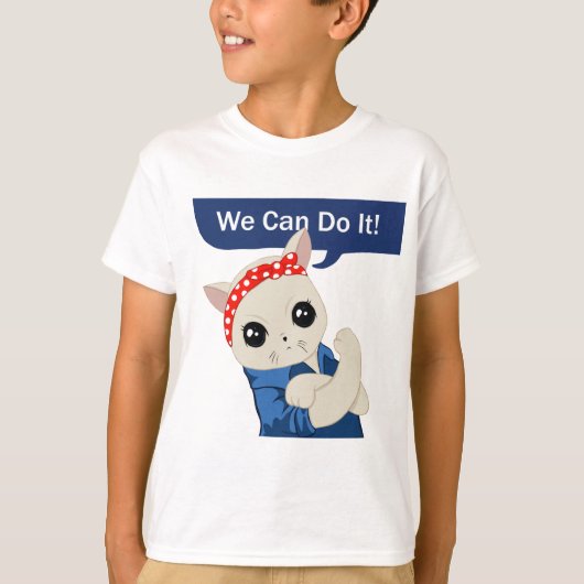 フェミニスト猫 Tシャツ (正面)