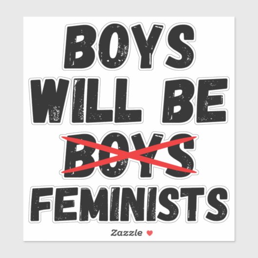 フェミニスト男子 - Boys Will Be Feminists II シール (シート)