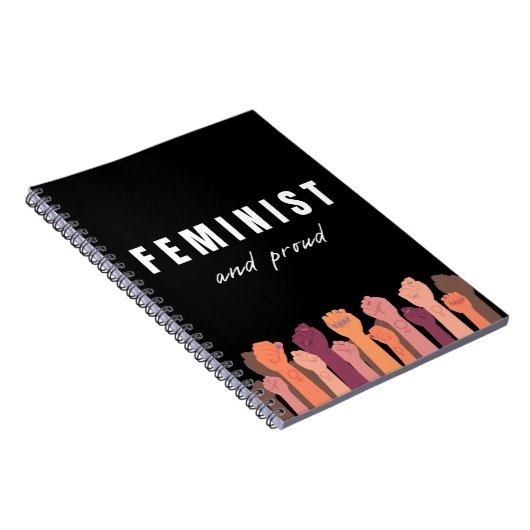 フェミニスト誇りを持ったと ノートブック (右側)
