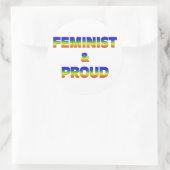 フェミニスト誇りを持ったと ラウンドシール (バッグ)