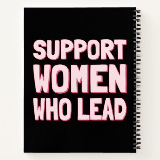 フェミニスト選挙 – IIIをリードする女性をサポート ノートブック (裏面)