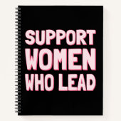 フェミニスト選挙 – IIIをリードする女性をサポート ノートブック (正面)