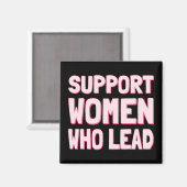 フェミニスト選挙 – IIIをリードする女性をサポート マグネット (正面/裏面)