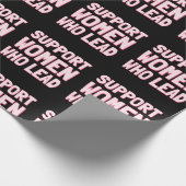 フェミニスト選挙 – IIIをリードする女性をサポート ラッピングペーパー (角)