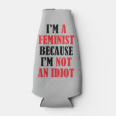 フェミニスト馬鹿じゃない ボトルクーラー (正面)