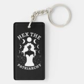 フェミニスト魔女 – Hex The Patriarchy II キーホルダー (裏面)