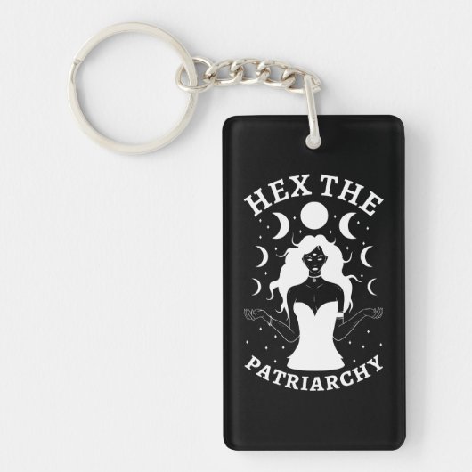 フェミニスト魔女 – Hex The Patriarchy II キーホルダー (正面)