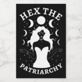 フェミニスト魔女 – Hex The Patriarchy II フードラベル (シングルラベル)
