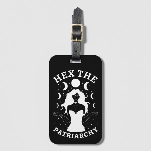 フェミニスト魔女 – Hex The Patriarchy II ラゲッジタグ (正面縦)