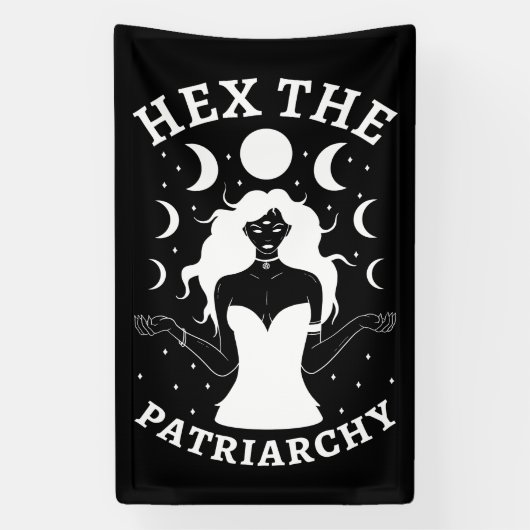 フェミニスト魔女 – Hex The Patriarchy II 横断幕 (縦)