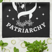 フェミニスト魔女 – Hex The Patriarchy III キッチンタオル (折り畳み)