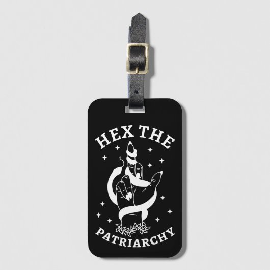 フェミニスト魔女 – Hex The Patriarchy III ラゲッジタグ (正面縦)