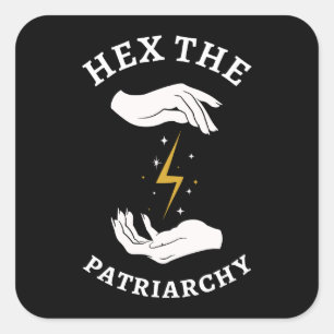 フェミニスト魔女 – Hex The Patrioarchy I スクエアシール