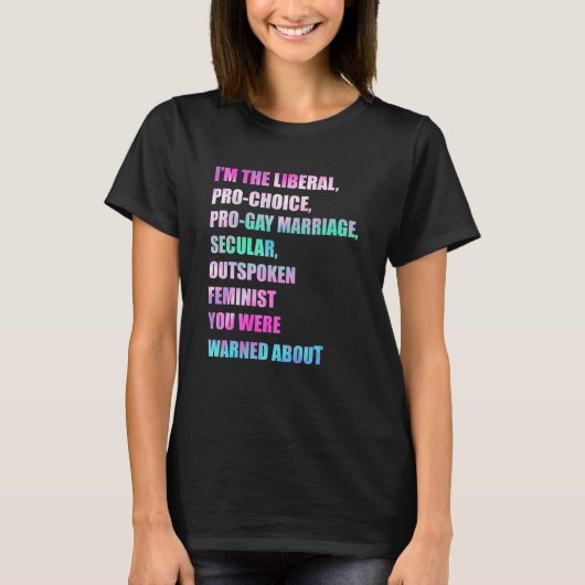 フェミニスト エンパワーメント 女性の権利 社会正義 Tシャツ (正面)