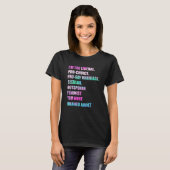 フェミニスト エンパワーメント 女性の権利 社会正義 Tシャツ (正面フル)