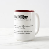 フェミニスト·キルジョイ ツートーンマグカップ (正面右)