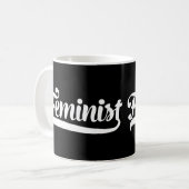フェミニスト コーヒーマグカップ (正面左)