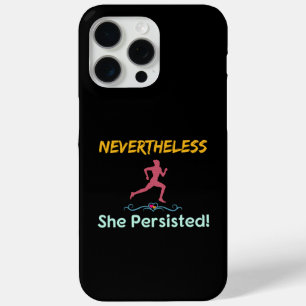 フェミニスト ランナー それでも彼女は続けた iPhone 15 PRO MAXケース