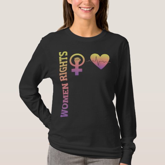 フェミニスト 女性の権利 女性のエンパワーメント 女性の権利 Tシャツ (正面)
