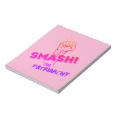 フェミニスト – 家父長制の崩壊 –  ノートパッド (回転)