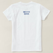 フェミニスト 紫色 身体を取り戻す Tシャツ (デザイン裏面)