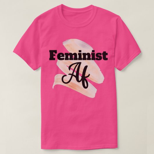 フェミニストaf1 tシャツ (デザイン正面)