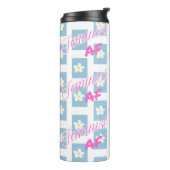 フェミニストAF -おもしろいの花びら タンブラー (回転左)