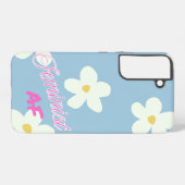 フェミニストAF -フローラデザインはっきりした、カラー –  SAMSUNG GALAXYケース (裏面横)