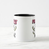 フェミニスポップ・アートのト·アート·ガール マグカップ (中央)