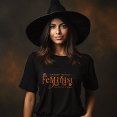フェミニズムのゴシック様式ハロウィーンガールパワーセルフラブT- Tシャツ