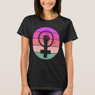 フェミニズムのシンボル女性の平等フェミニスト Tシャツ