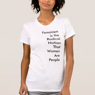 フェミニズムのジャージーのTシャツ Tシャツ