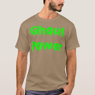 フェミニズムのハロウィーンの女の子の衣装グールパワーフェミン Tシャツ