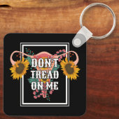 フェミニズムのプロの選択に踏み込まない キーホルダー (裏面)