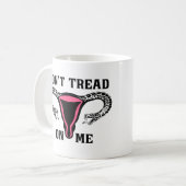 フェミニズムのプロの選択に踏み込まない コーヒーマグカップ (正面左)