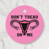 フェミニズムのプロの選択に踏み込まない フェイバータグ (正面)