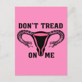 フェミニズムのプロの選択に踏み込まない ポストカード (正面)