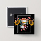 フェミニズムのプロの選択に踏み込まない 缶バッジ (正面&裏面)