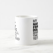 フェミニズムのユーモア コーヒーマグカップ (中央)