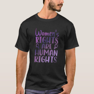 フェミニズムの女性の権利は人権 Tシャツ