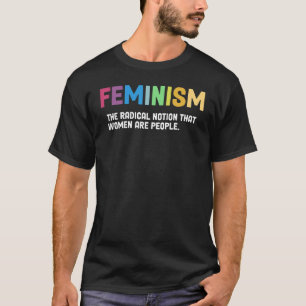 フェミニズムの定義 強い女性と平等な権利 Tシャツ
