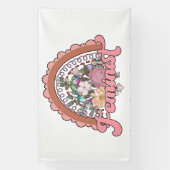 フェミニズムの旗 横断幕 (縦)