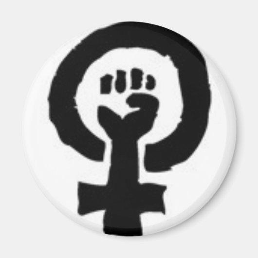 フェミニズムの象徴 マグネット (正面)