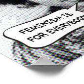 フェミニズムの鐘のフック ポスター (角)