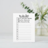 フェミニズムの魔女がリストを作る ポストカード (スタンド正面)