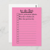 フェミニズムの魔女がリストを作る ポストカード (正面/裏面)