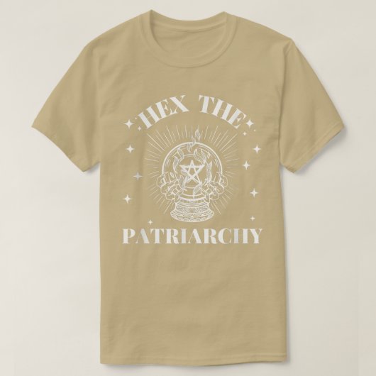 フェミニズムの魔女He Patrioarchy 801 Tシャツ (デザイン正面)